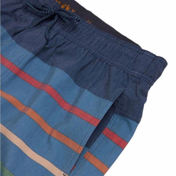 Hang Ten Men's Swimwear Trunks Shorts Blue Stripe Size XL NWT - Picture 7 of 7